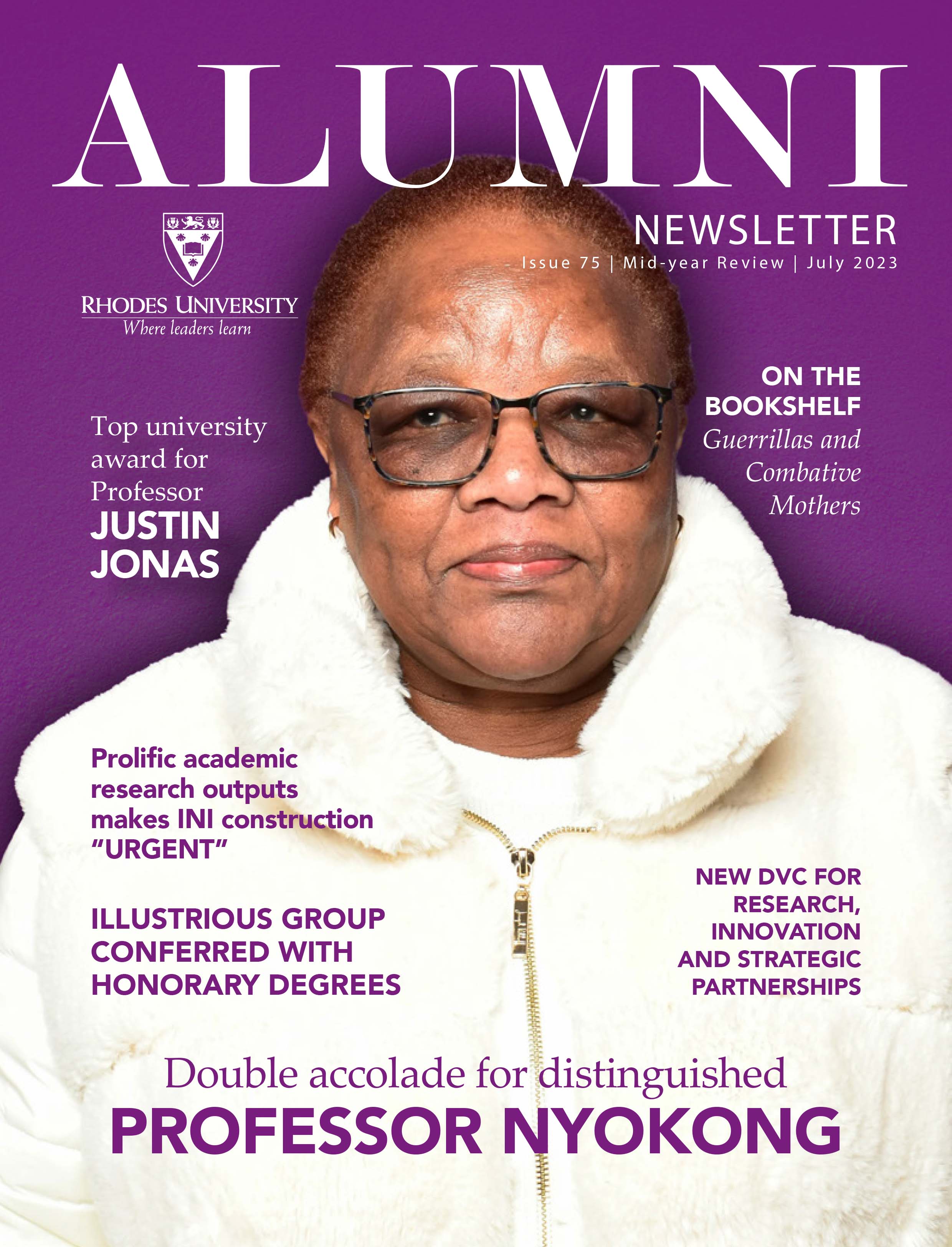 Alumni Newsletter Issue 75 coverpage
